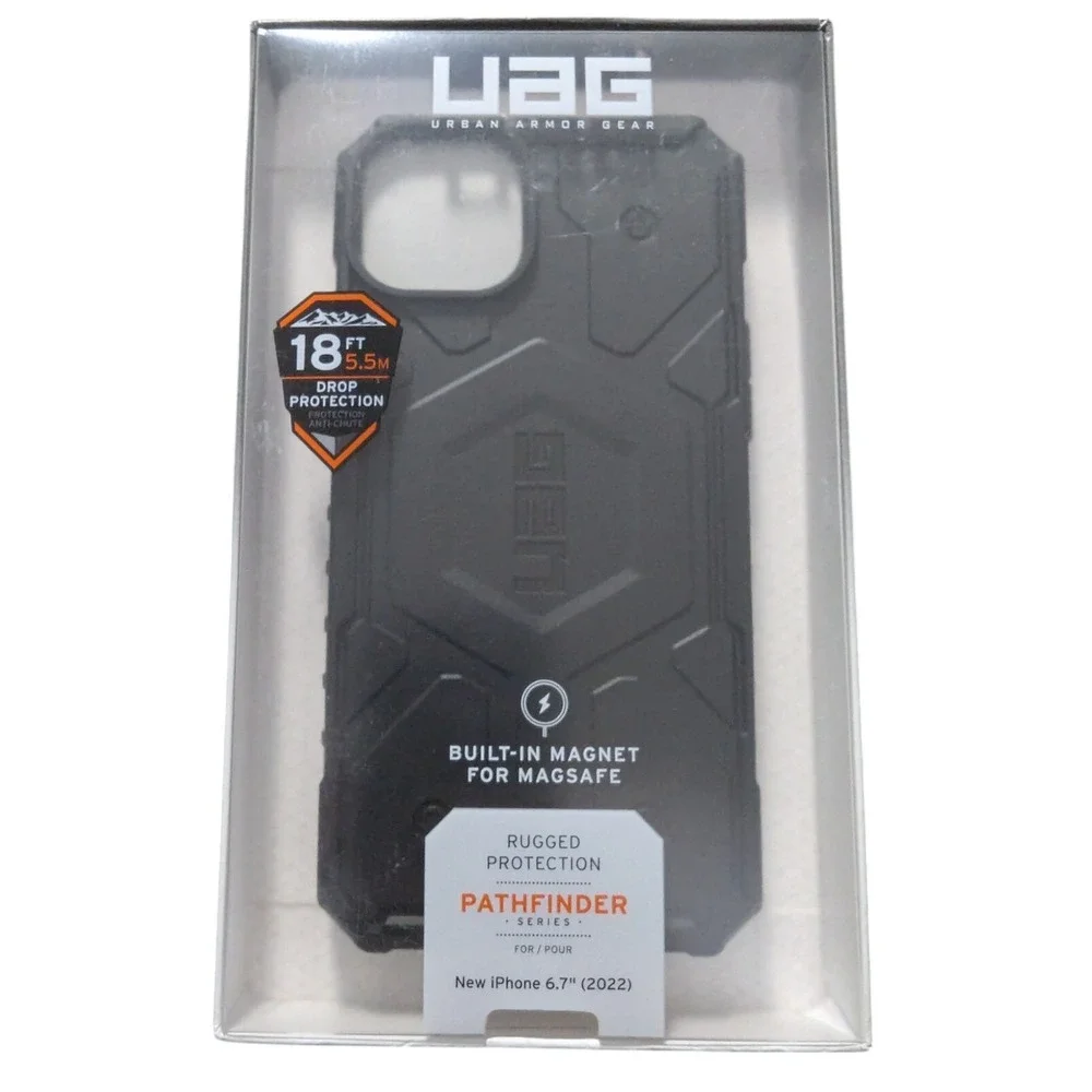 Y9. Urban Armor Gear (UAG) Pathfinder Case W/Magsafe Apple‎ iPhone 14 Plus Black